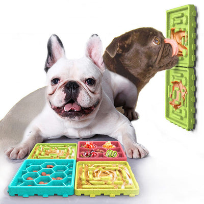 Dog Licking Mat Slow Feeder | Peanut Lick Pad with Suction