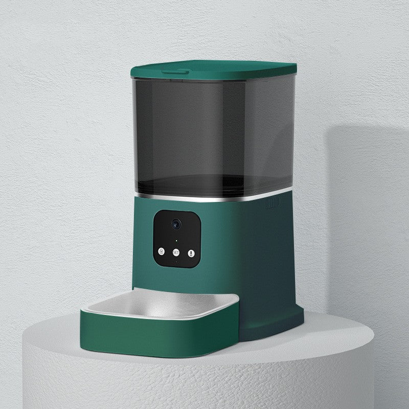 Smart Auto Pet Feeder | WiFi Control, Camera & Voice Recorder