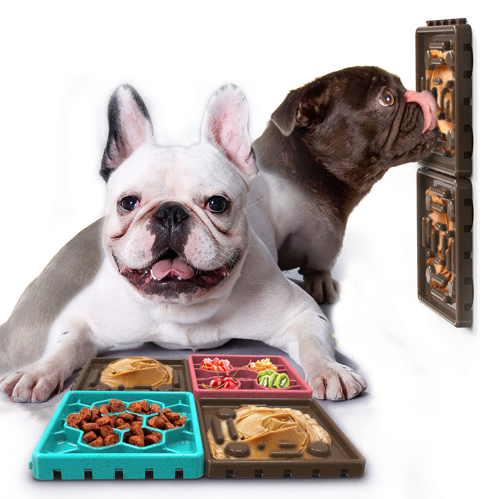 Dog Licking Mat Slow Feeder | Peanut Lick Pad with Suction