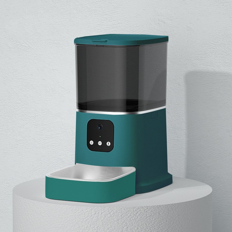 Smart Auto Pet Feeder | WiFi Control, Camera & Voice Recorder