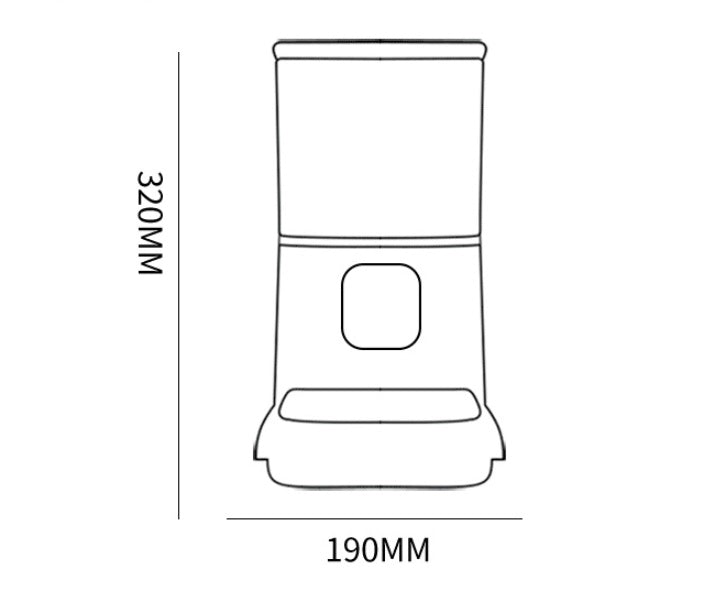 Smart Auto Pet Feeder | WiFi Control, Camera & Voice Recorder
