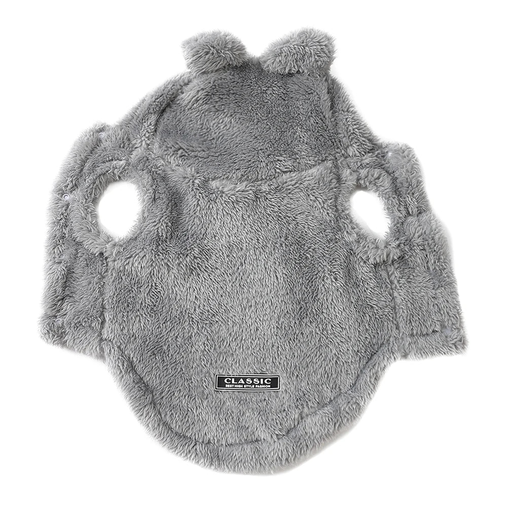 Pet Cats Coat Hoodie For Small Medium Dogs Winter Warm Fleece Puppy Kitten Clothes Jacket Cozy Cute Sphynx Cat Sweater Apparel