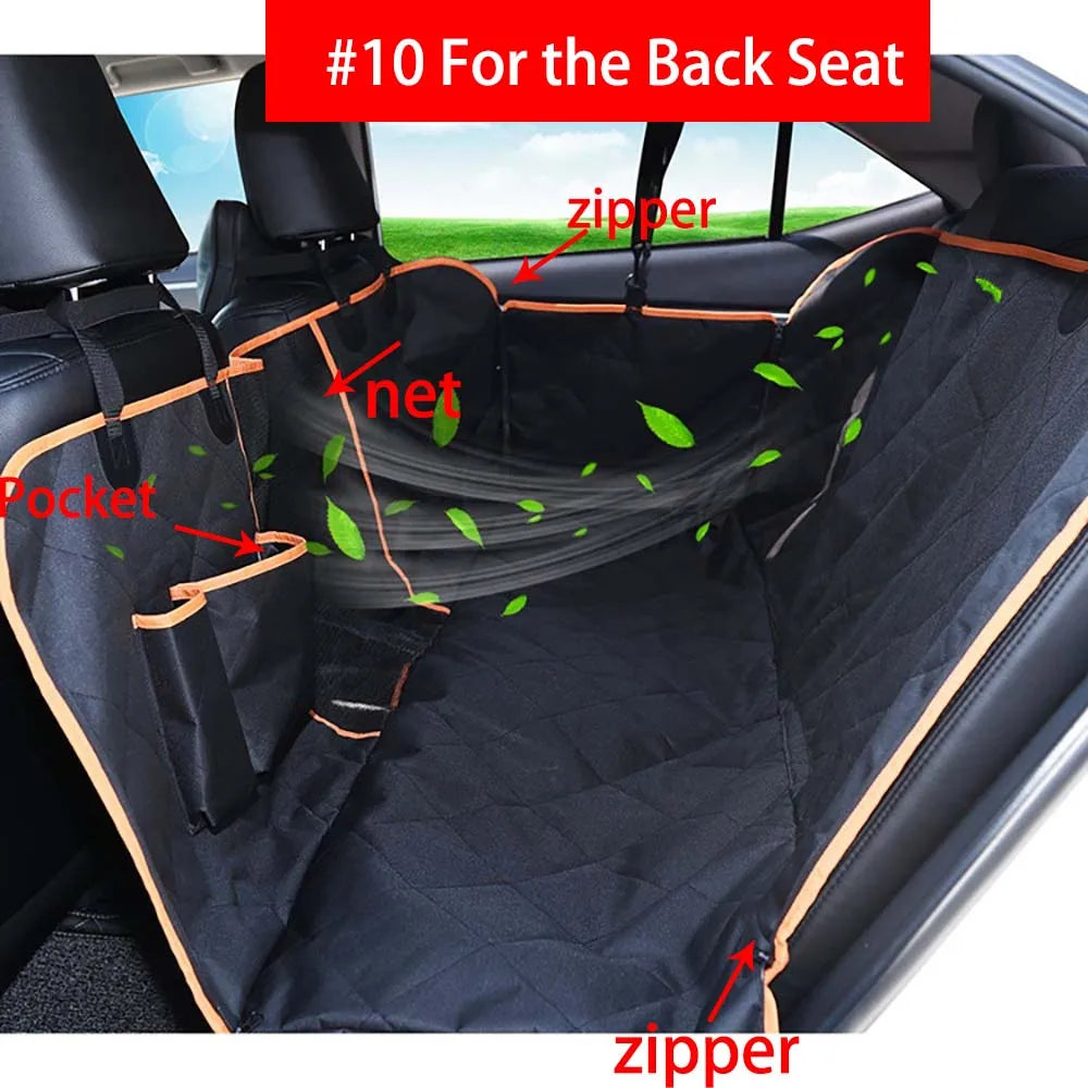 Pet Waterproof Pad Protector Mat Nonslip Universal Safety Carrier For Outing Dogs Car Dog Seat Cover for Back Seat