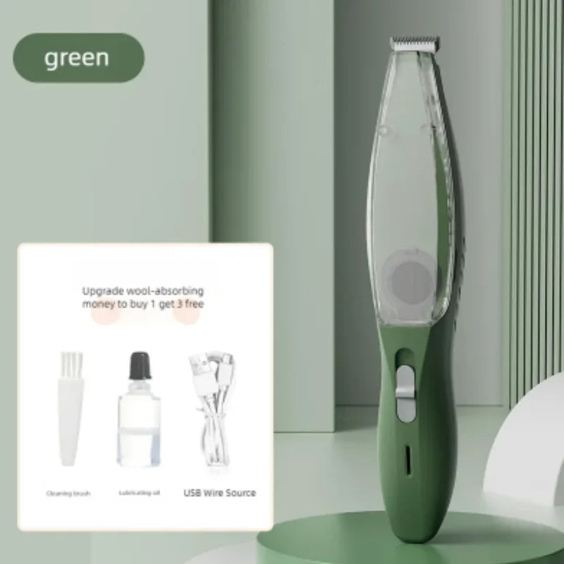 Pet Grooming Clipper Kit - Electric Hair Trimmer for Dogs And Cats with Suction for Feet And Nails Professional Grooming Tools