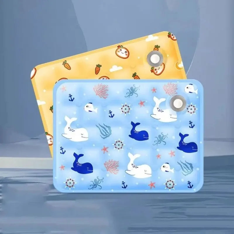 Ice Gel Pet Cooling Mat, Self Water Adding, Moisture-proof Cold Sleeping Pad for Small Large Dogs Cats Summer Indoor Use