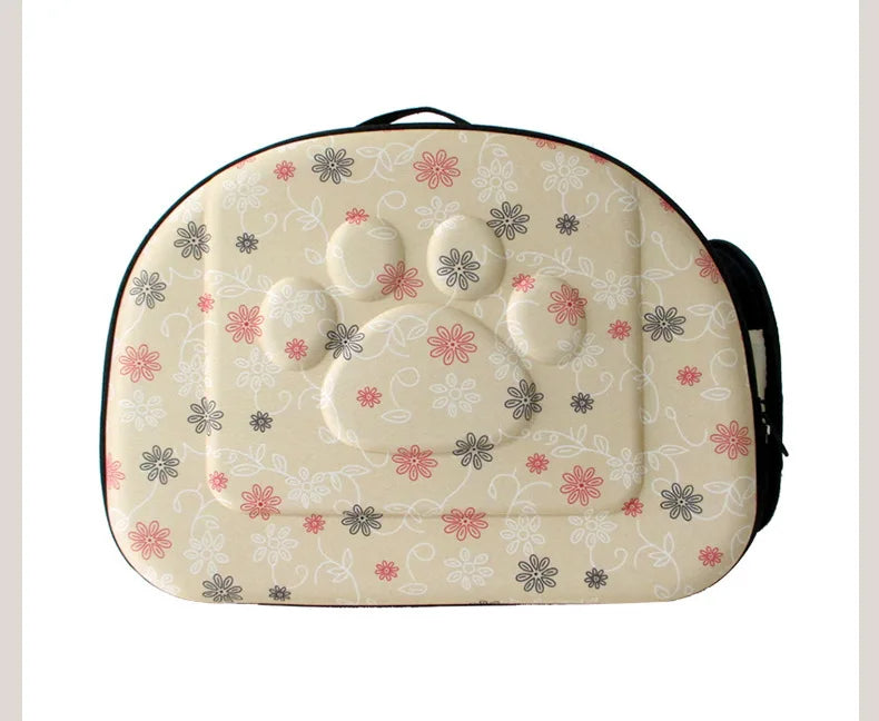 Portable pet travel bag, breathable, foldable, handheld, suitable for dogs and cats
