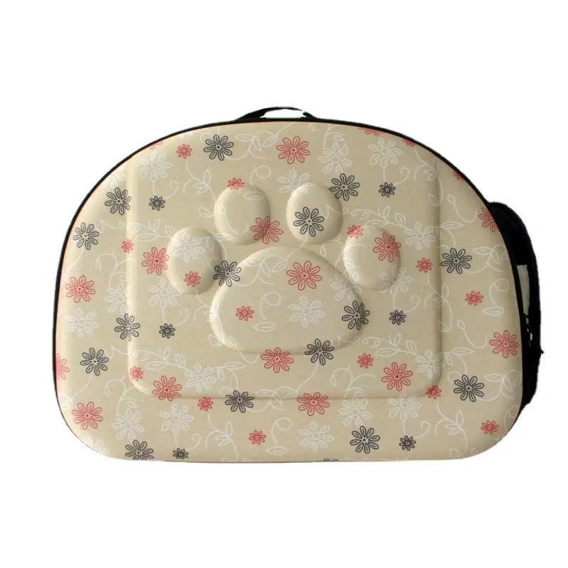 Portable pet travel bag, breathable, foldable, handheld, suitable for dogs and cats
