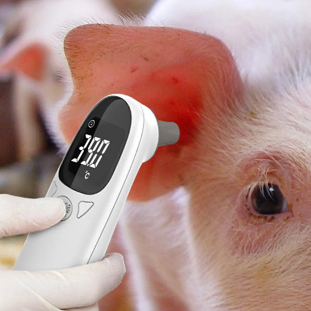 Vet Tech Pet Thermometer, Accurate Fever Detection for Cats Dogs, High-Precision Dual-Mode Animal Health Monitor Pet Supplies