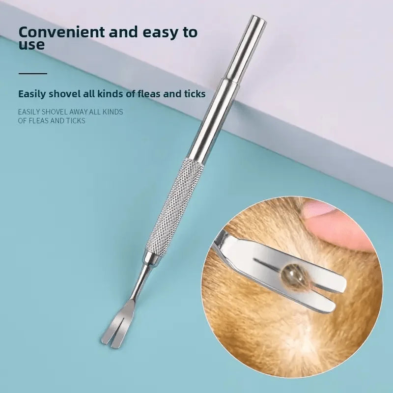 Stainless Steel Pet Grooming Kit, Flea Remover Comb, Portable Washable Pet Grooming Tools for  Dogs Cats, Pet Care Supplies