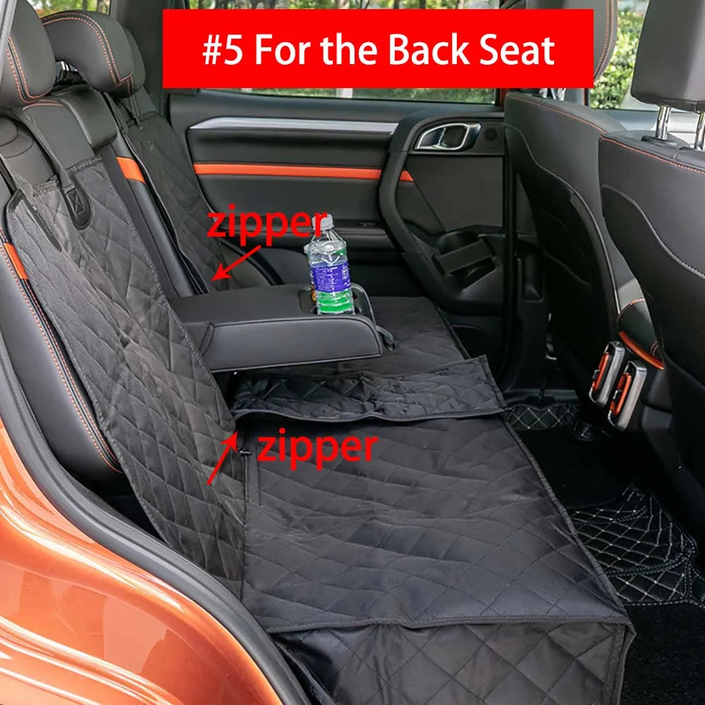 Pet Waterproof Pad Protector Mat Nonslip Universal Safety Carrier For Outing Dogs Car Dog Seat Cover for Back Seat