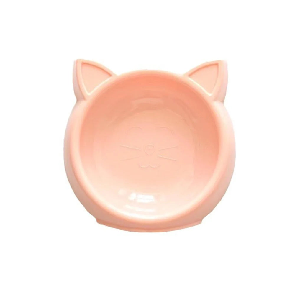Colorful Pet Bowls for Cats & Dogs - Candy-Colored Food/Water Dishes, Non-Slip Pet Feeding Bowls, Durable Plastic