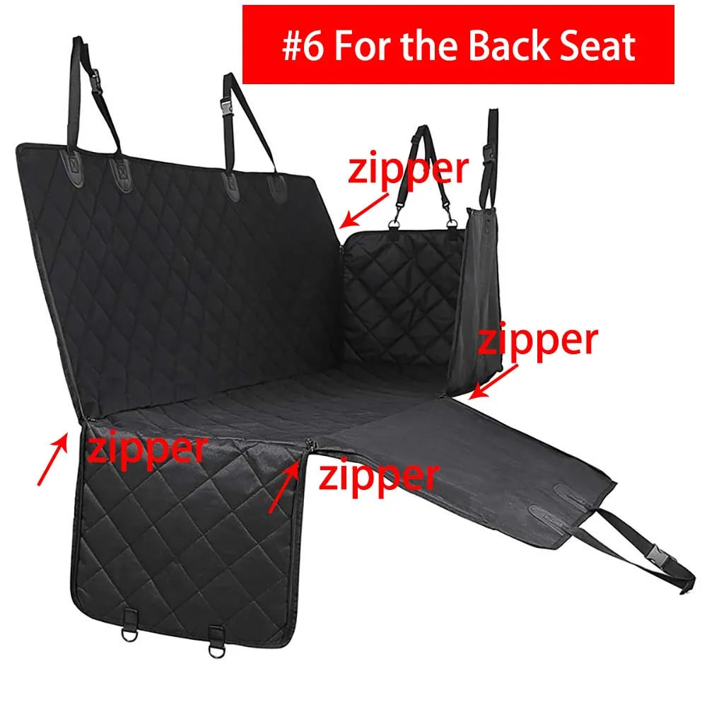 Pet Waterproof Pad Protector Mat Nonslip Universal Safety Carrier For Outing Dogs Car Dog Seat Cover for Back Seat