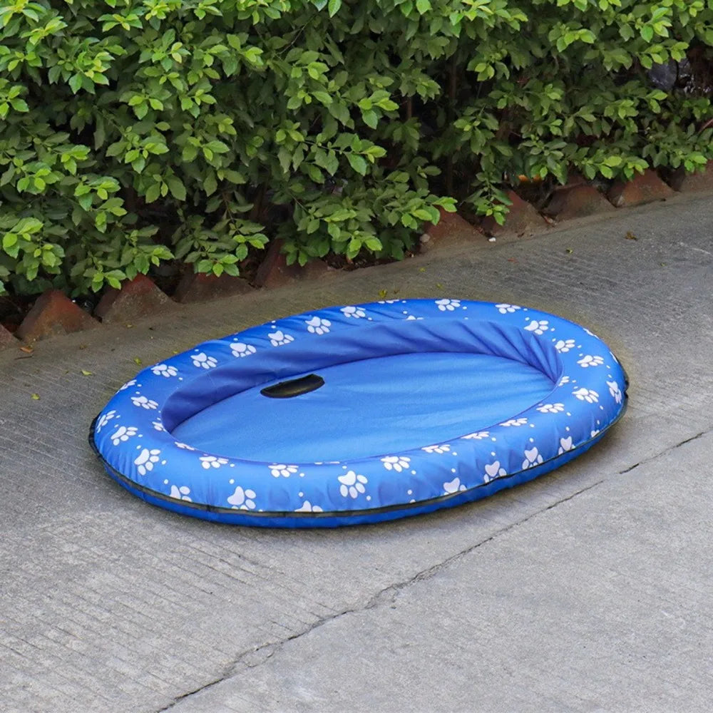 Travel Supplies Foldable Dog Swimming Float Soft PVC Pet Dog Float Cooling Pet Floating Raft for Cats Dogs
