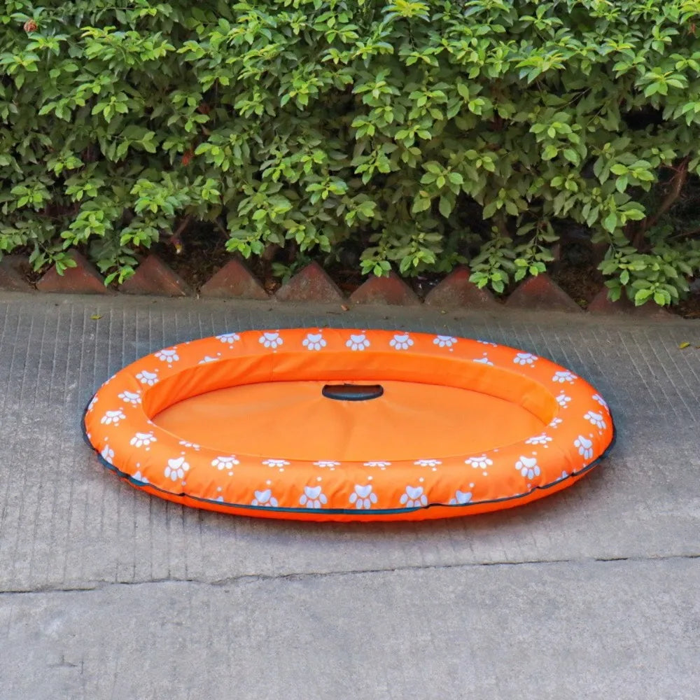 Travel Supplies Foldable Dog Swimming Float Soft PVC Pet Dog Float Cooling Pet Floating Raft for Cats Dogs
