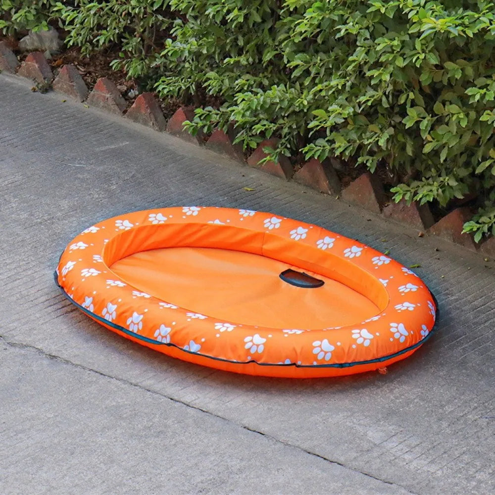 Travel Supplies Foldable Dog Swimming Float Soft PVC Pet Dog Float Cooling Pet Floating Raft for Cats Dogs