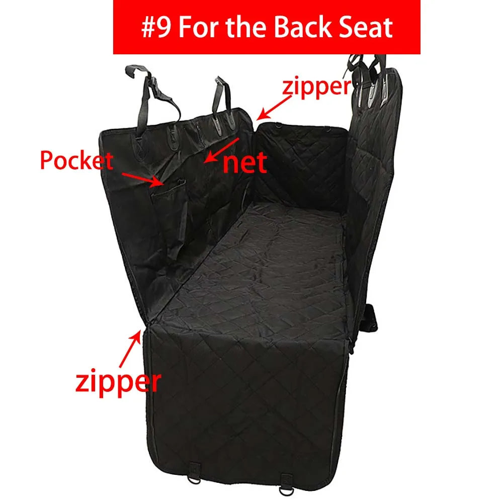 Pet Waterproof Pad Protector Mat Nonslip Universal Safety Carrier For Outing Dogs Car Dog Seat Cover for Back Seat