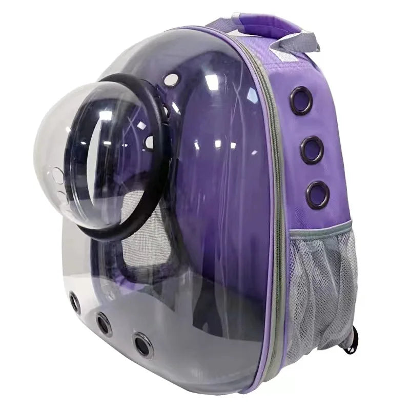 Pet Cat Travel Carrying Bag Space Pet Backpacks Breathable Portable Transparent Puppy Dog Transport Carrier Space Capsule Bags