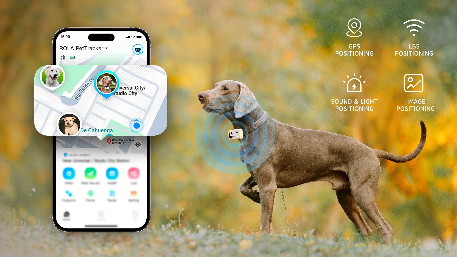 Pet Tracker With Multi-Positioning, Safety Fence, And Two-Way Voice Communication