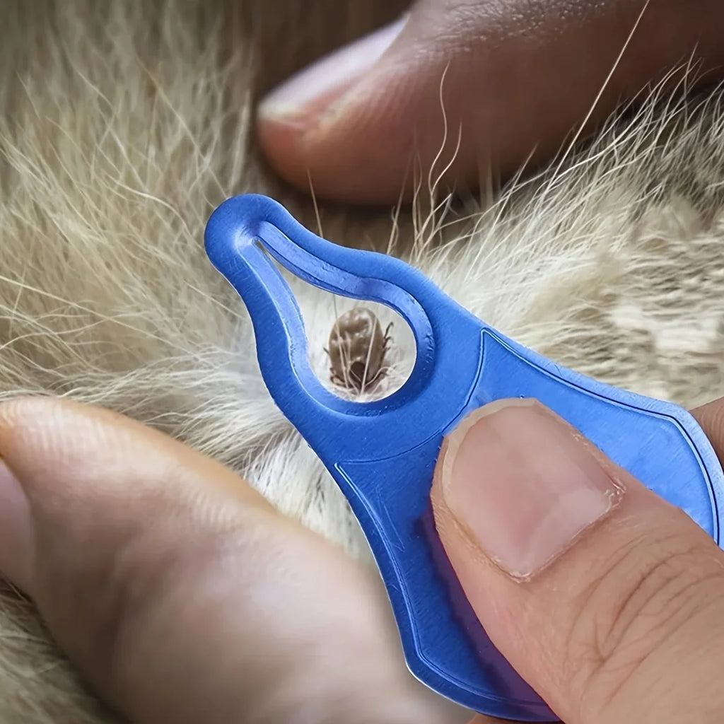 Pet Grooming Tick & Flea Remover Kit, Portable Professional Removal Tool for Dogs and Cats