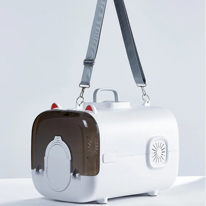 Pet Traveling Bag Intelligent Cat Bag Suitcase Illuminated and Ventilated Large Aviation Pet Transport Box Large Space Pet Box