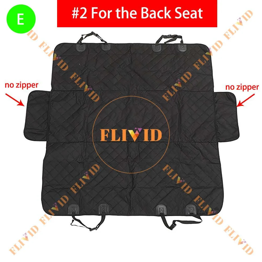 Pet Waterproof Pad Protector Mat Nonslip Universal Safety Carrier For Outing Dogs Car Dog Seat Cover for Back Seat