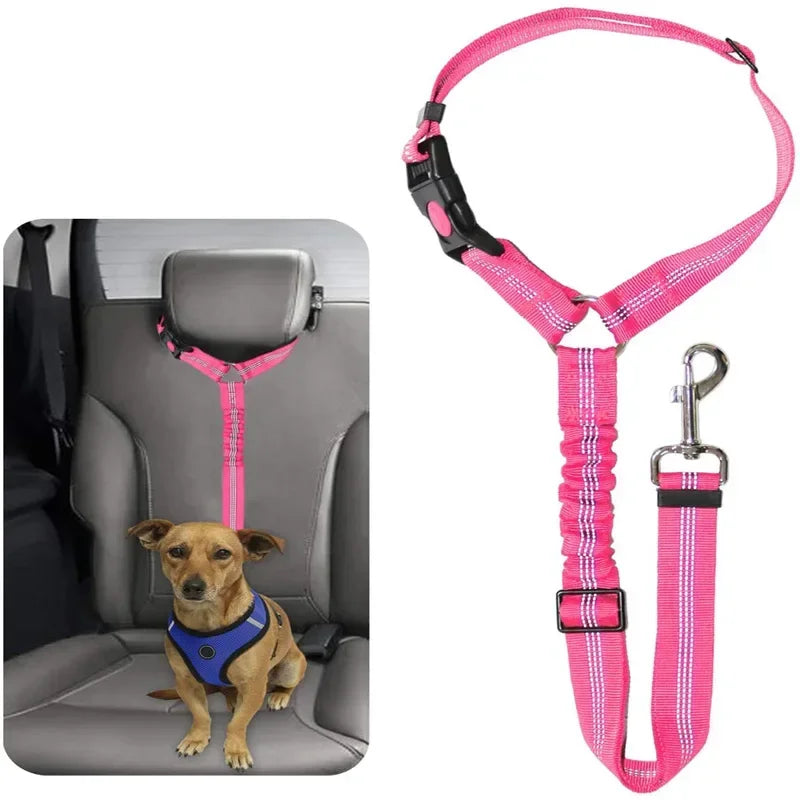 Adjustable Pet Safety Belts For Hot Dogs And Cats: Keep Your Pet Safe On The Road! Make Companionship Safer.