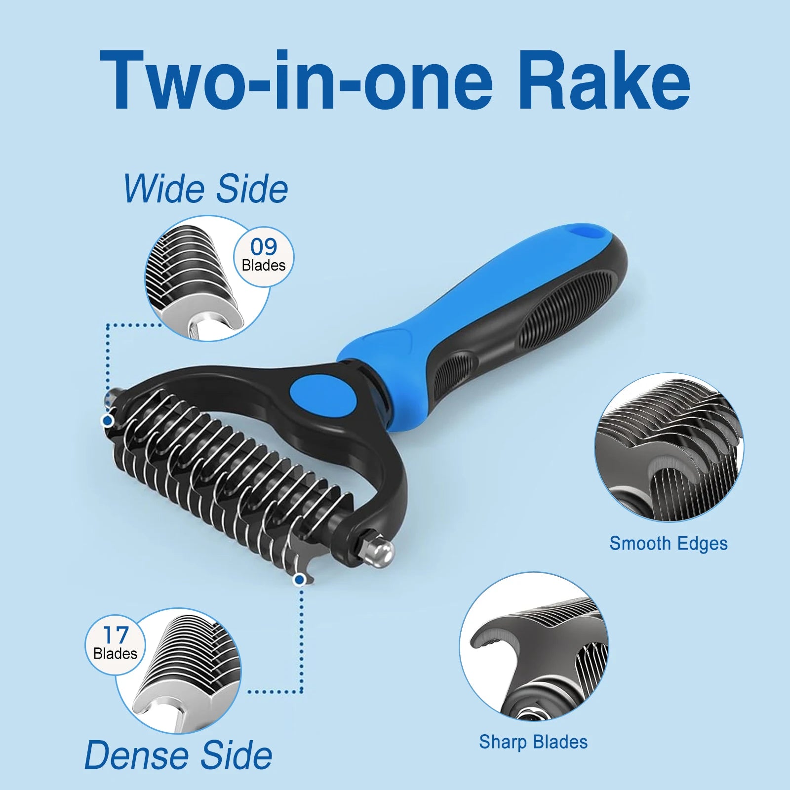 4pcs Professional Pet Grooming Brush Kit Cat Brush fit Long and Short Hair Stainless Steel Comb for Dog Puppy Hair Care Supplies