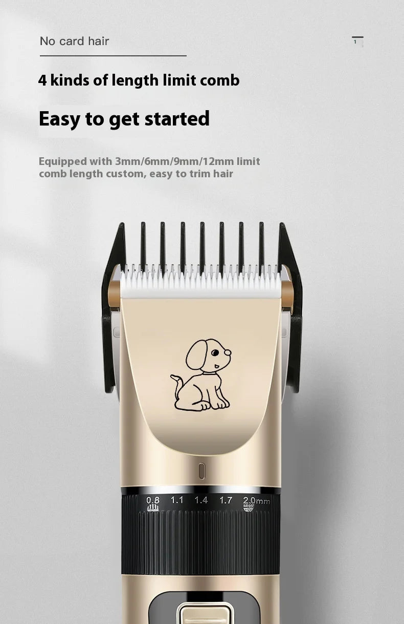 Pet Grooming Clippers Kit,low Noise, Electric Quiet, Rechargeable, Pet Hair Thick Coats Clippers Trimmers Set, For Dogs, Cats,