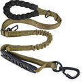 Reflective Shock Absorbing Pet Leashes with Car Seatbelt，Medium and Large Dog Tactical Safety Leash，Explosion-proof Dog Leash