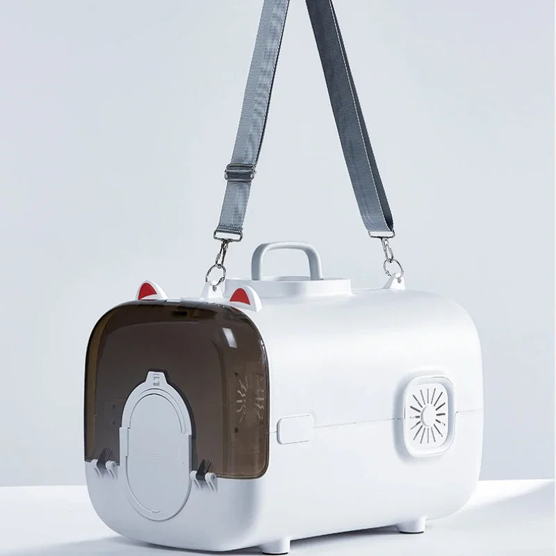 Pet Traveling Bag Intelligent Cat Bag Suitcase Illuminated and Ventilated Large Aviation Pet Transport Box Large Space Pet Box