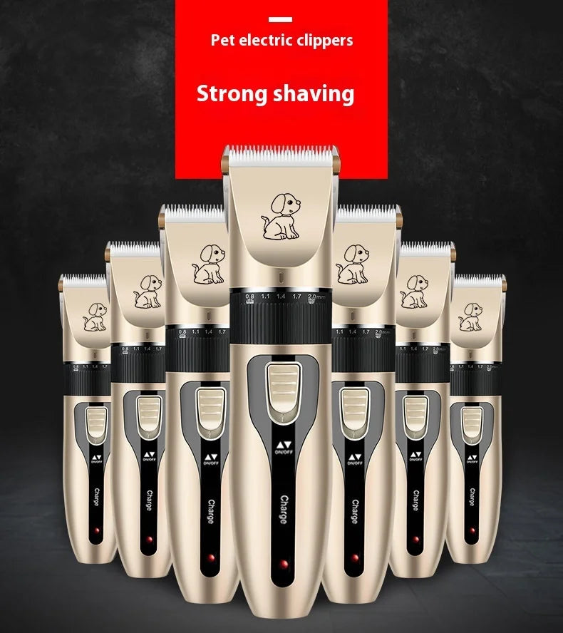 Pet Grooming Clippers Kit,low Noise, Electric Quiet, Rechargeable, Pet Hair Thick Coats Clippers Trimmers Set, For Dogs, Cats,