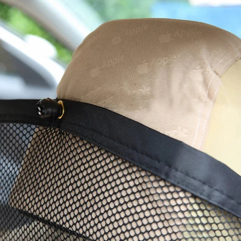 Pet Car Anti-Collision Mesh | Auto-Closing Safety Barrier | Dual-Purpose Isolation Net  Pet Divider Universal Vehicle Protector