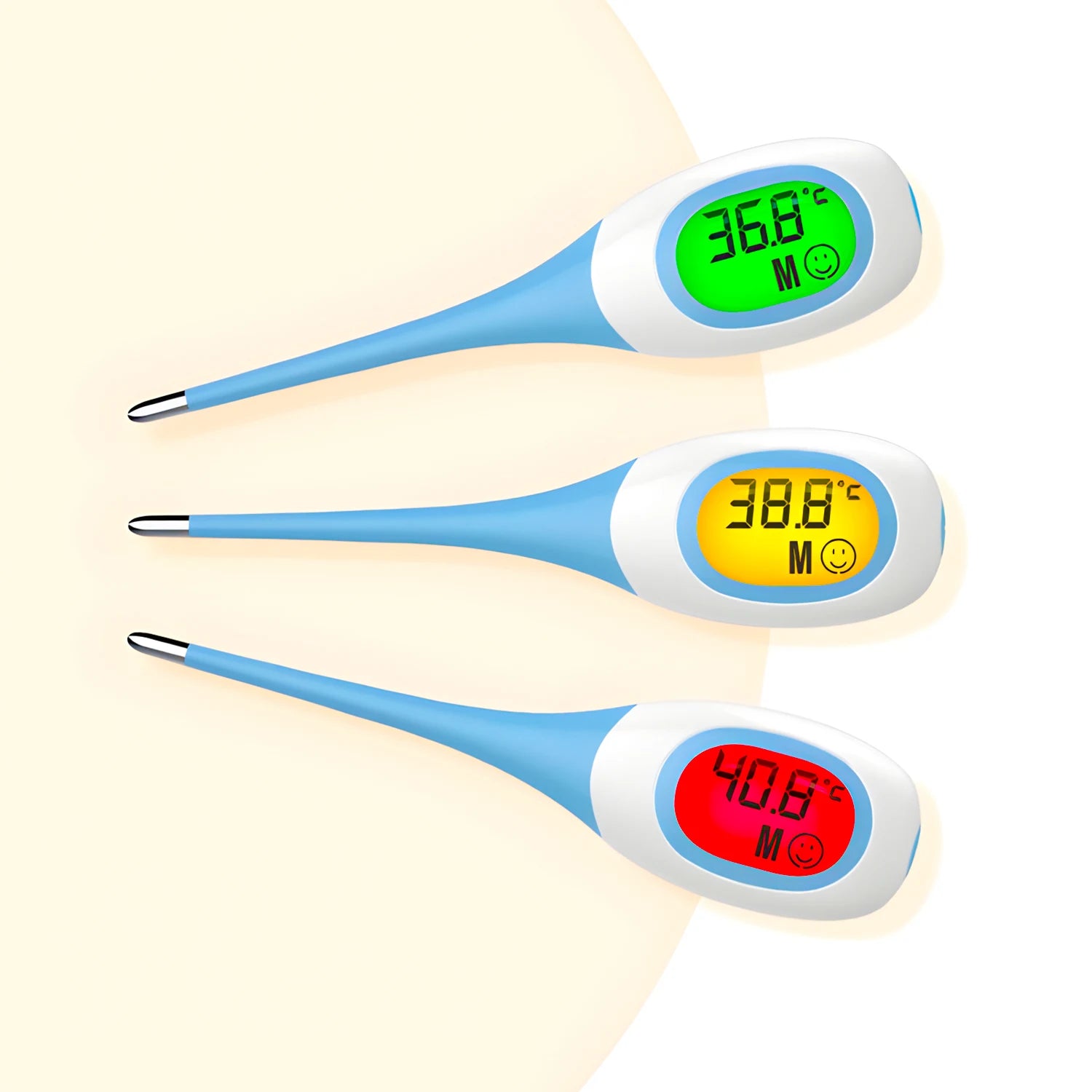 Pet Thermometer, LED Digital Electronic Veterinary Thermometer, Safe Accurate Temperature Tool for Dog and Cat