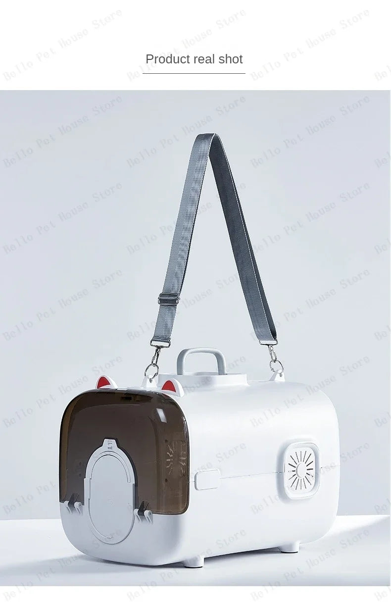 Pet Traveling Bag Intelligent Cat Bag Suitcase Illuminated and Ventilated Large Aviation Pet Transport Box Large Space Pet Box