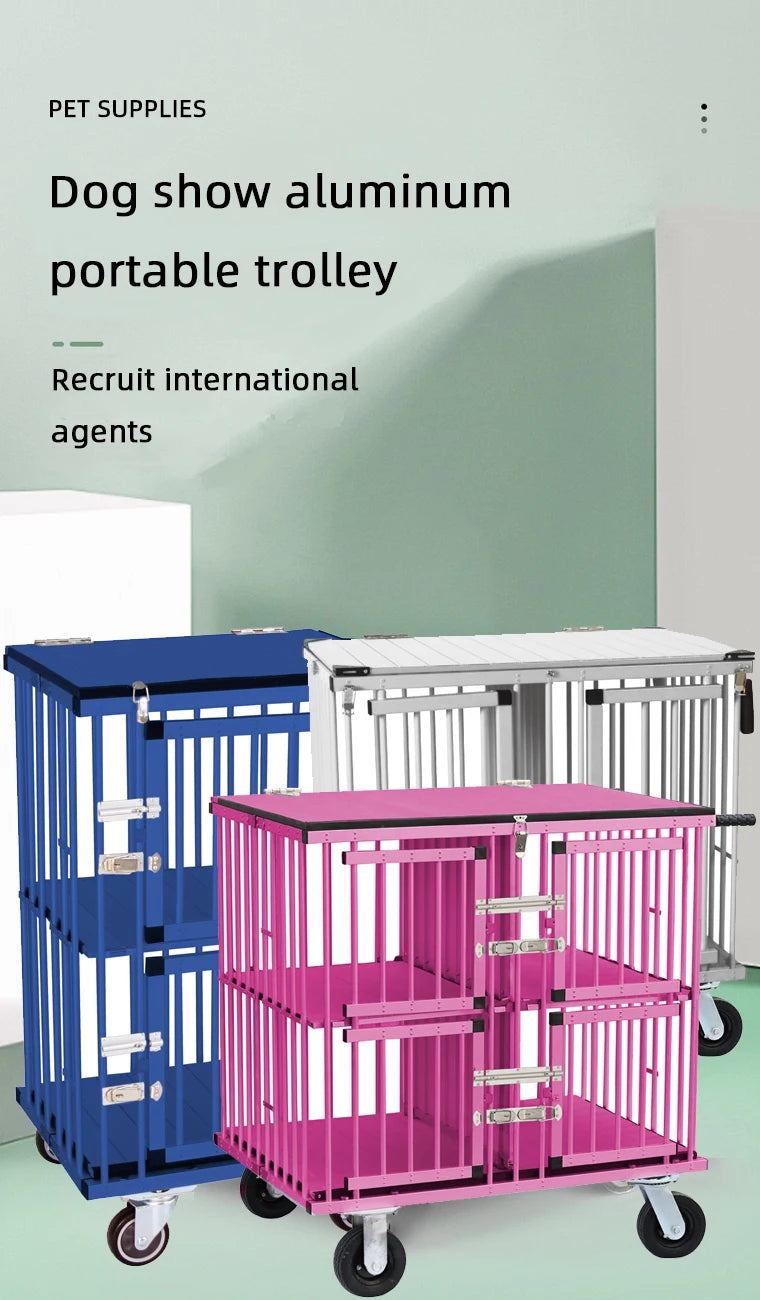 Wholesale Transport Dog Cats Carrier Portable Travel Pet Kennel Airline Travel Pet Cage Approved Hot Sale New Box Grey Solid