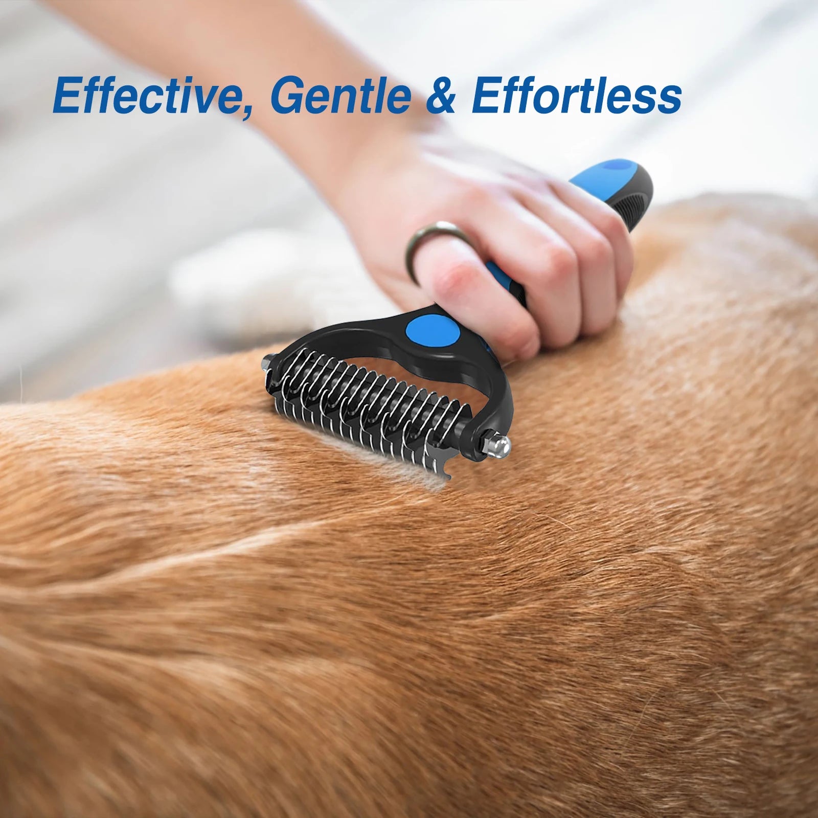 4pcs Professional Pet Grooming Brush Kit Cat Brush fit Long and Short Hair Stainless Steel Comb for Dog Puppy Hair Care Supplies