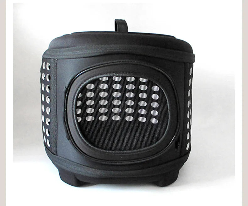 Portable pet travel bag, breathable, foldable, handheld, suitable for dogs and cats