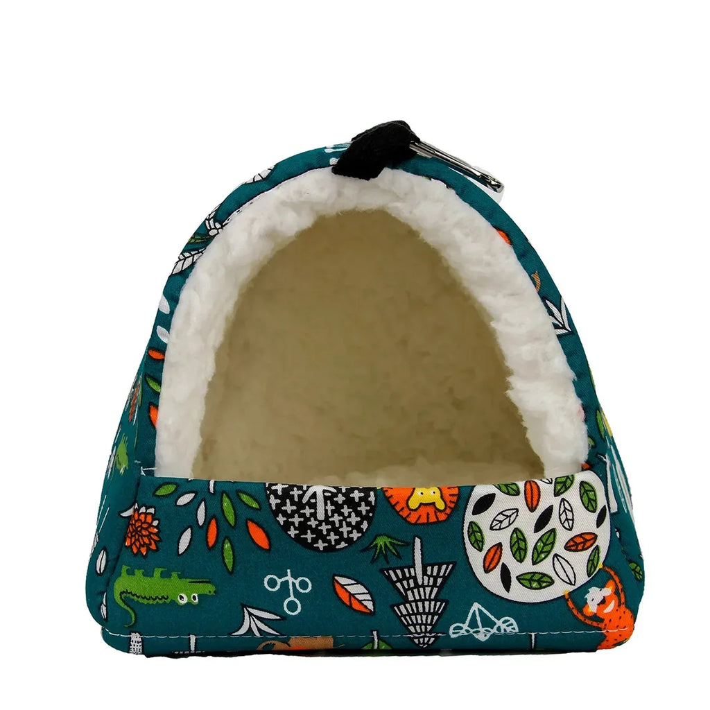 Cozy Plush Small Pet Hammock Four Seasons Parrot Hanging Bird Bed High Quality Material for Small Pets Hamster Parrot Guinea Pig
