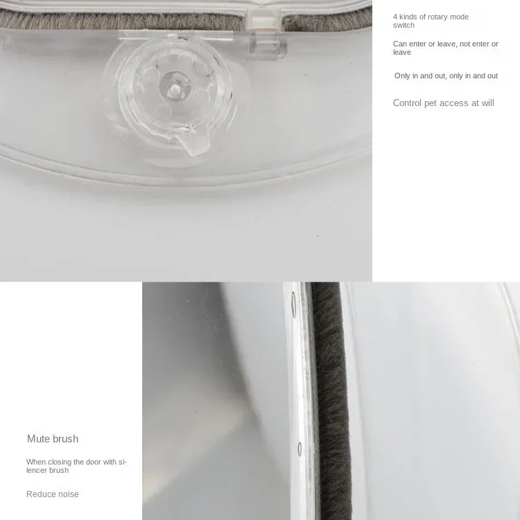 Pet Safety Gate SuppliesCat Door Interior Door Secure Kitten Dog Lock Flap Gate 4 Locking Cat Puppy Door Small Puppy