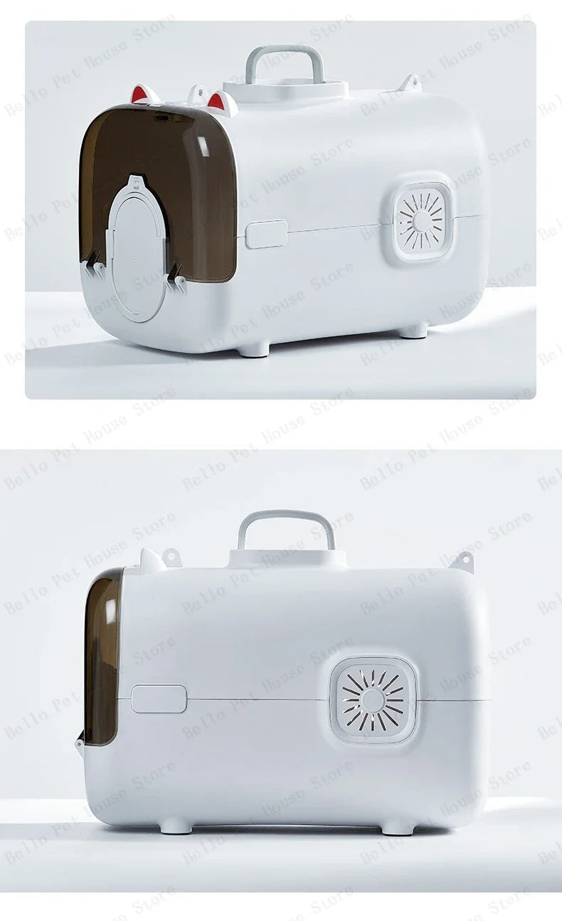 Pet Traveling Bag Intelligent Cat Bag Suitcase Illuminated and Ventilated Large Aviation Pet Transport Box Large Space Pet Box