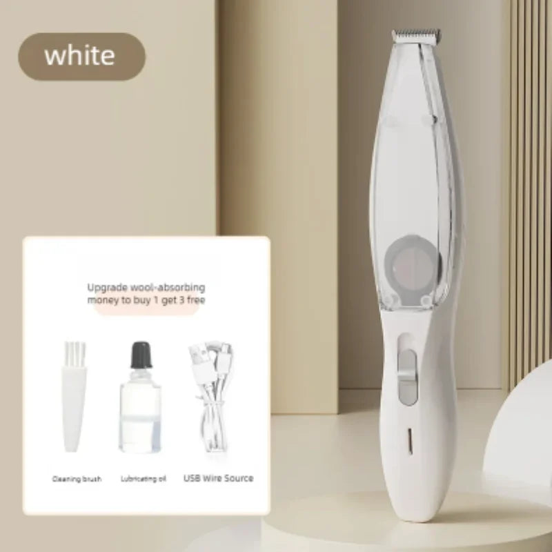 Pet Grooming Clipper Kit - Electric Hair Trimmer for Dogs And Cats with Suction for Feet And Nails Professional Grooming Tools