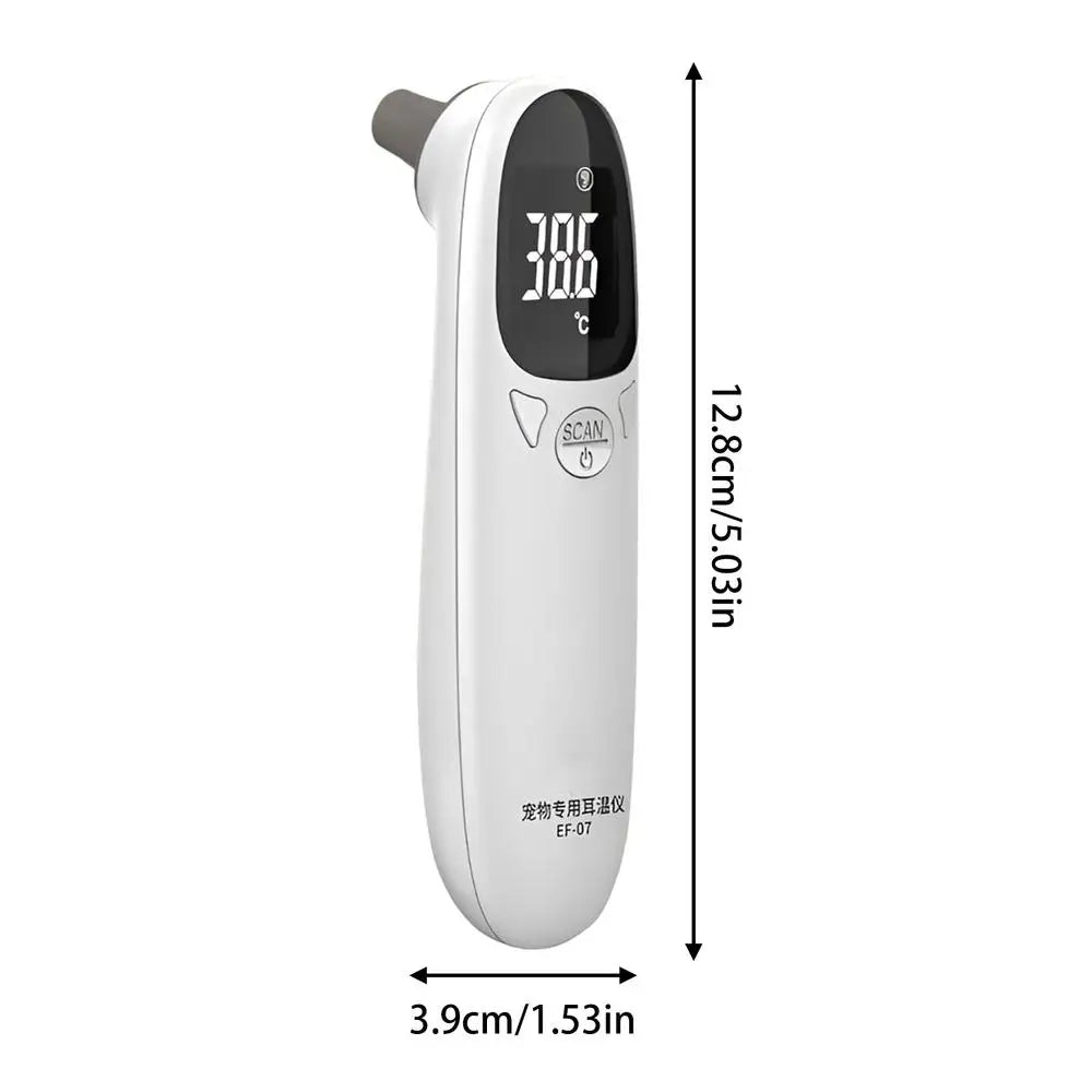 Vet Tech Pet Thermometer, Accurate Fever Detection for Cats Dogs, High-Precision Dual-Mode Animal Health Monitor Pet Supplies