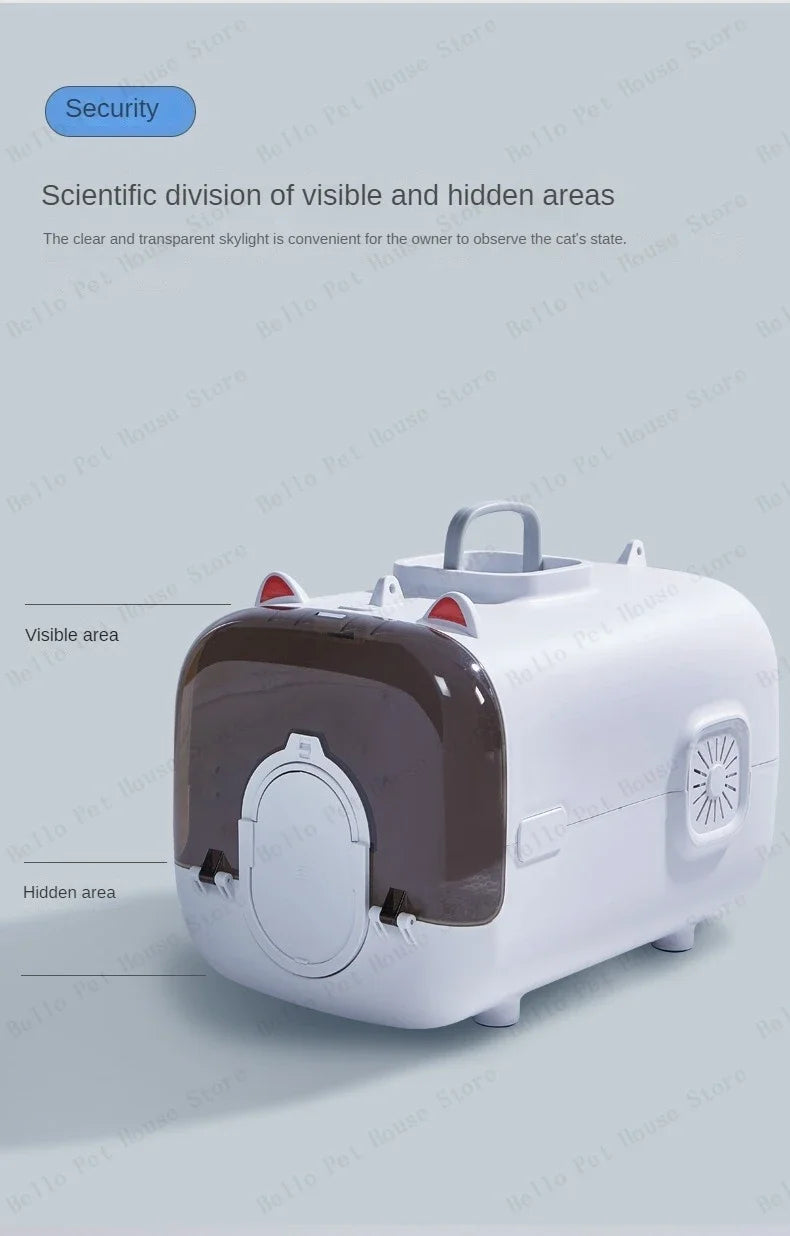 Pet Traveling Bag Intelligent Cat Bag Suitcase Illuminated and Ventilated Large Aviation Pet Transport Box Large Space Pet Box