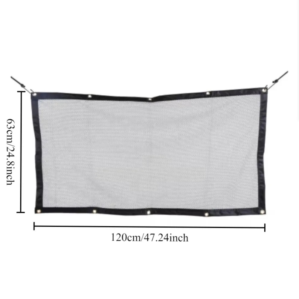 Pet Car Anti-Collision Mesh | Auto-Closing Safety Barrier | Dual-Purpose Isolation Net  Pet Divider Universal Vehicle Protector