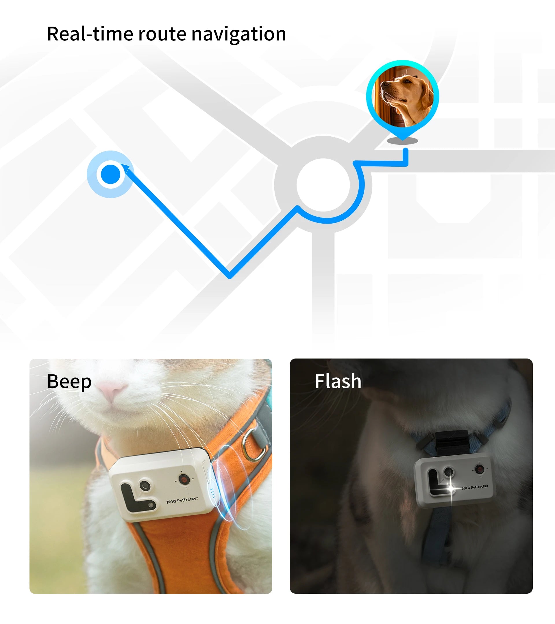 Pet Tracker With Multi-Positioning, Safety Fence, And Two-Way Voice Communication