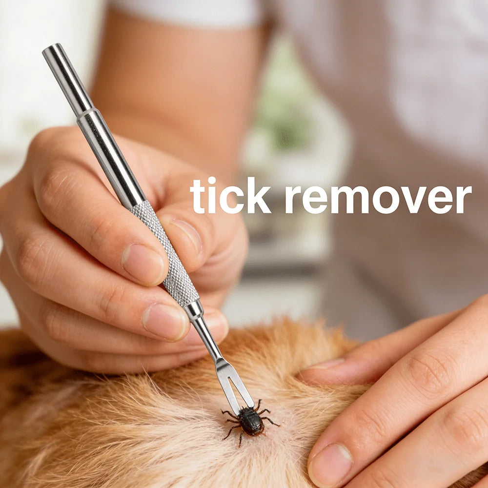 Stainless Steel Pet Grooming Kit, Flea Remover Comb, Portable Washable Pet Grooming Tools for  Dogs Cats, Pet Care Supplies