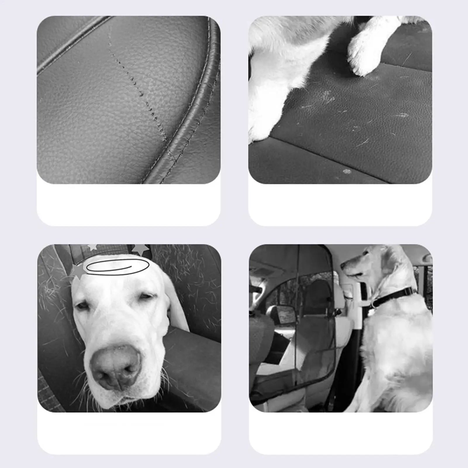 Pet safety car seat cushion, large size, waterproof and stain-resistant, suitable for cats and dogs, suitable for all seasons
