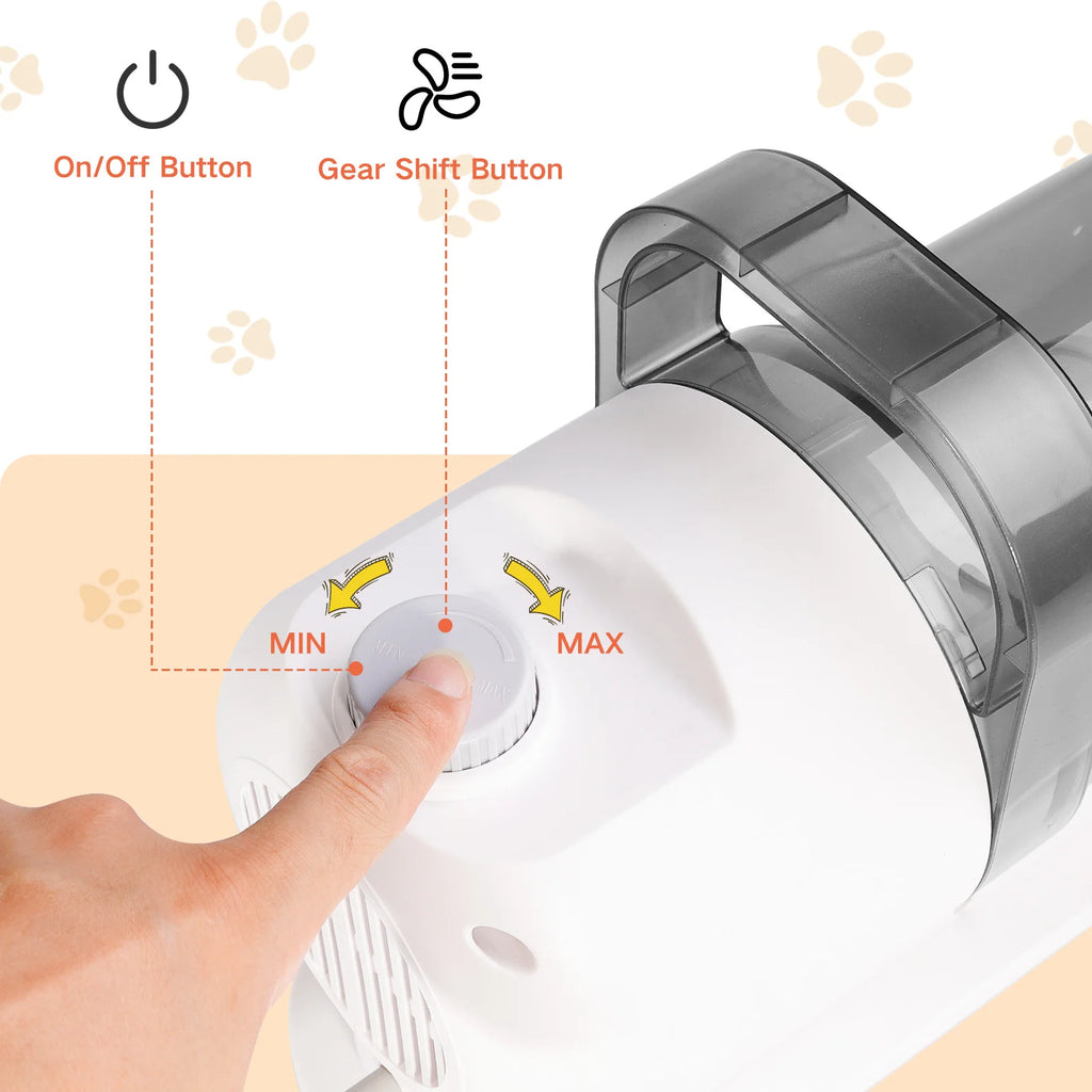Pet Grooming Tools Vacuum Suction Electronic Pet Hair Professional Grooming Kit Clippers for Cats Dog Brush