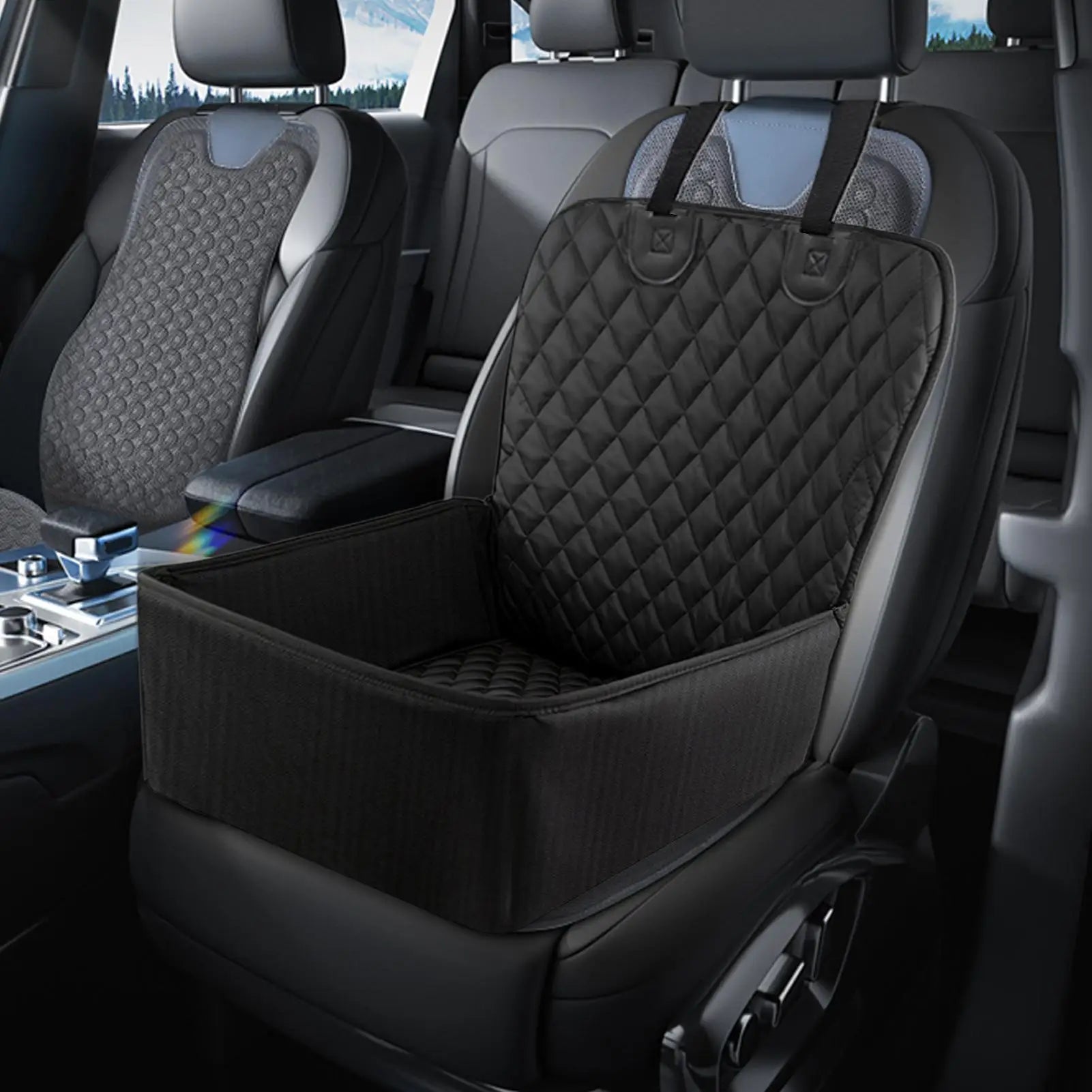 Pet safety car seat cushion, large size, waterproof and stain-resistant, suitable for cats and dogs, suitable for all seasons