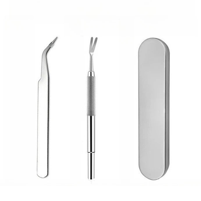 Stainless Steel Pet Grooming Kit, Flea Remover Comb, Portable Washable Pet Grooming Tools for  Dogs Cats, Pet Care Supplies